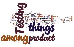 Testing - product among things, things among product 2