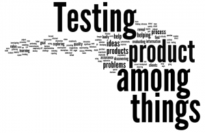 Testing - product among things, things among product
